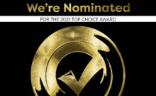 We're nominated! Top Choice Award 2021