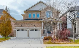 residential property in Toronto front view, beige