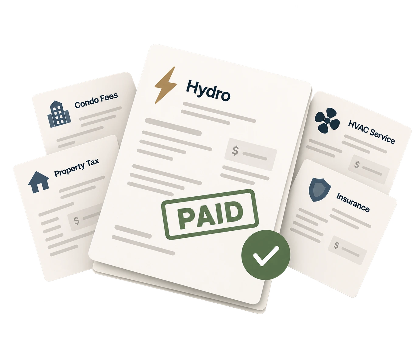 LandLord bill payment system for managed rental properties